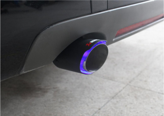 Automobile tail pipe exhaust pipe lamp